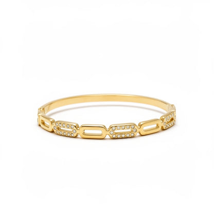 Elara Link Luxe Gold Bangle