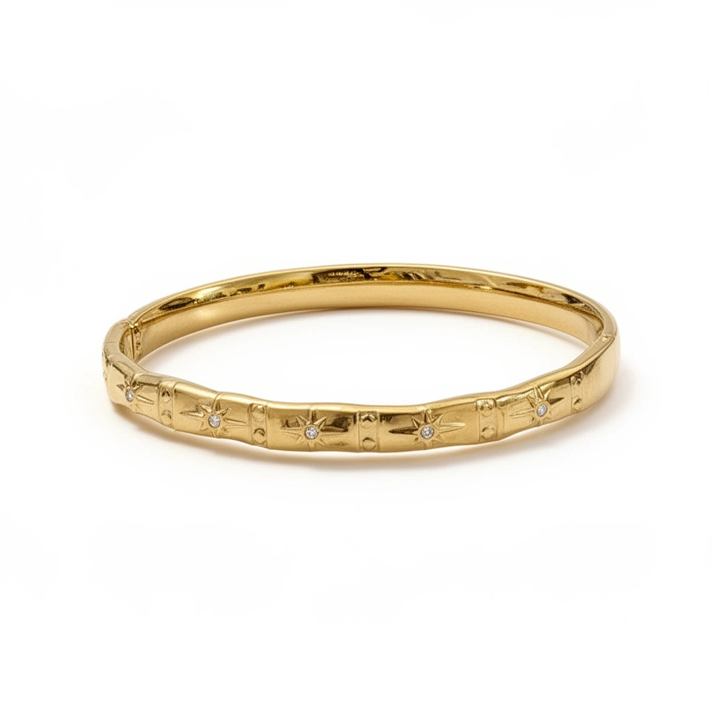 Celeste Starburst Gold Bracelet