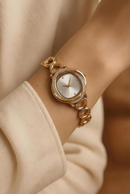 Seraphina Gold Bracelet Watch