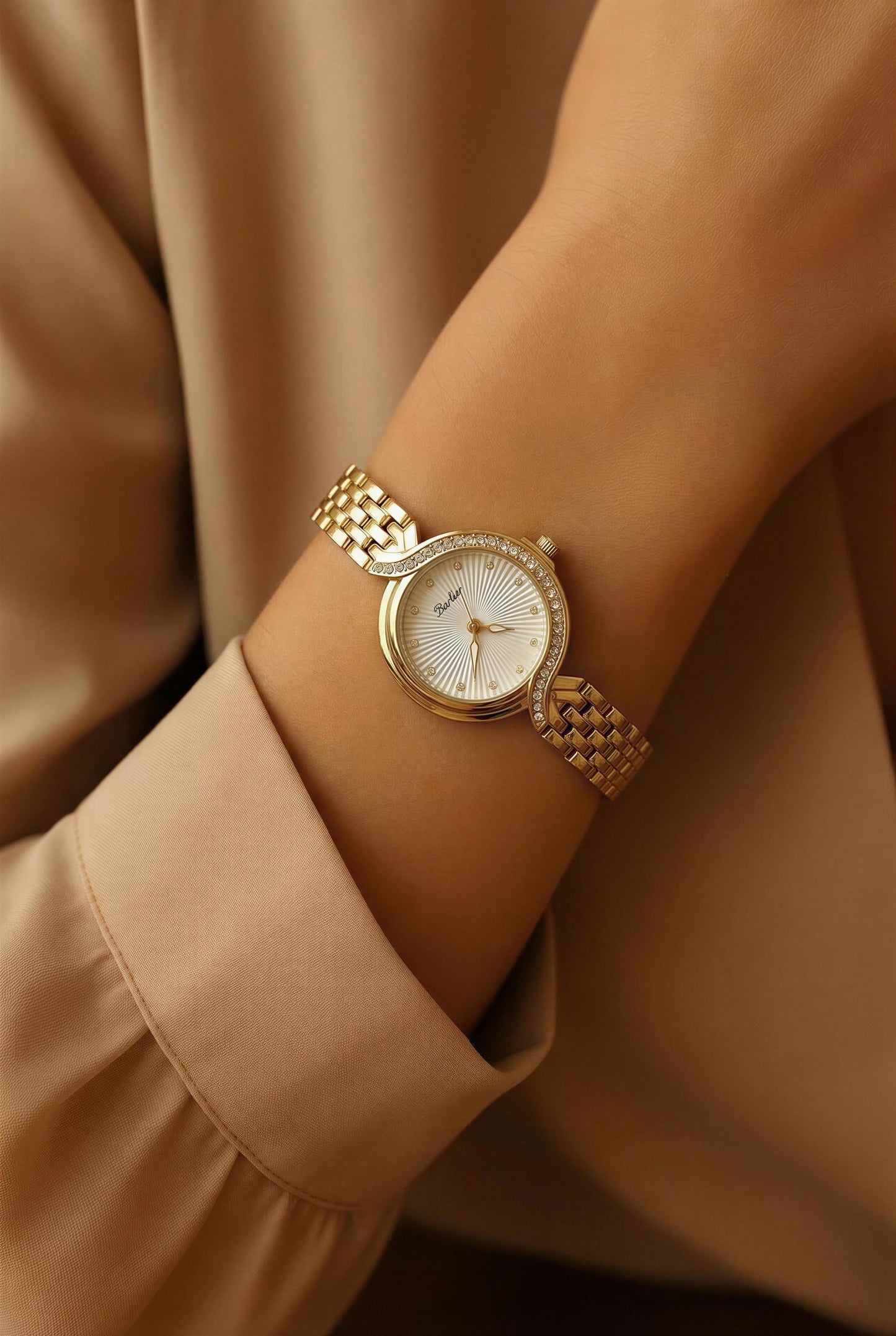 Celestia Crystal Bracelet Watch