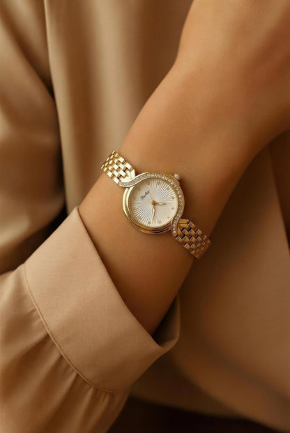 Celestia Crystal Bracelet Watch