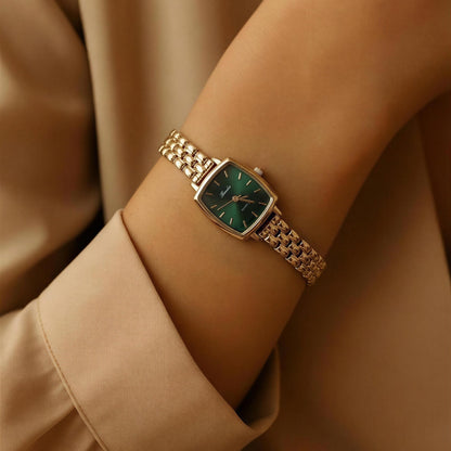 Emerald Luxe Square Watch