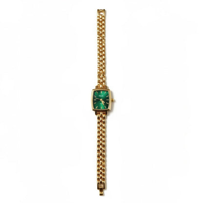 Emerald Luxe Square Watch