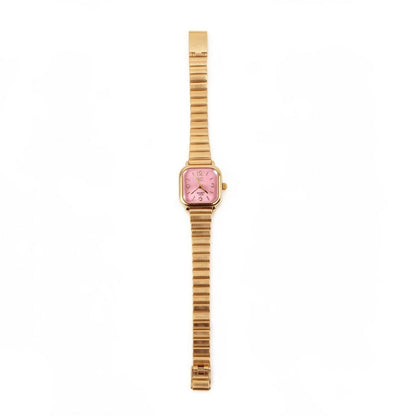 Blush Aura Square Watch