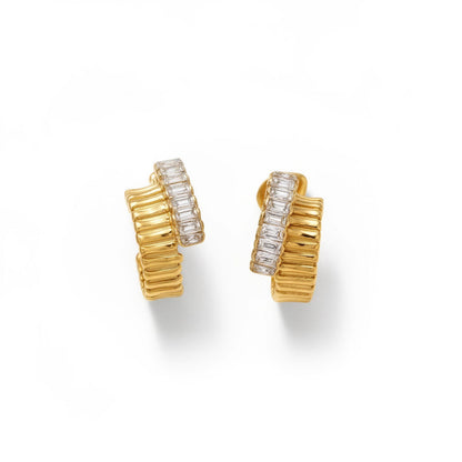 Aurelia Luxe Baguette Earrings