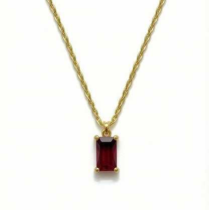 Aurelia Ruby Pendant Necklace