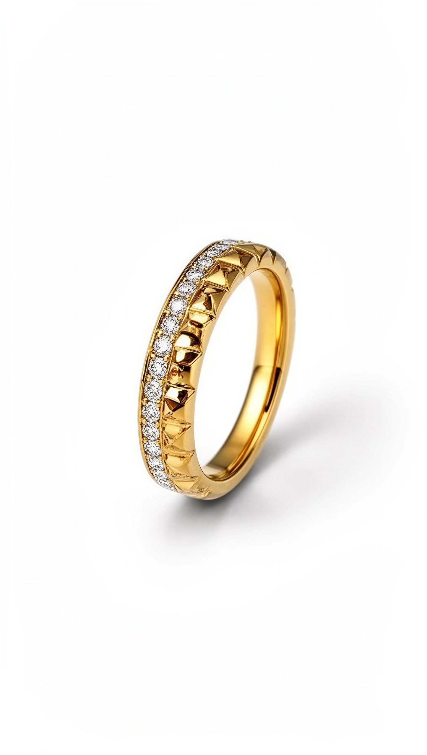 Aurex Studded Band Ring