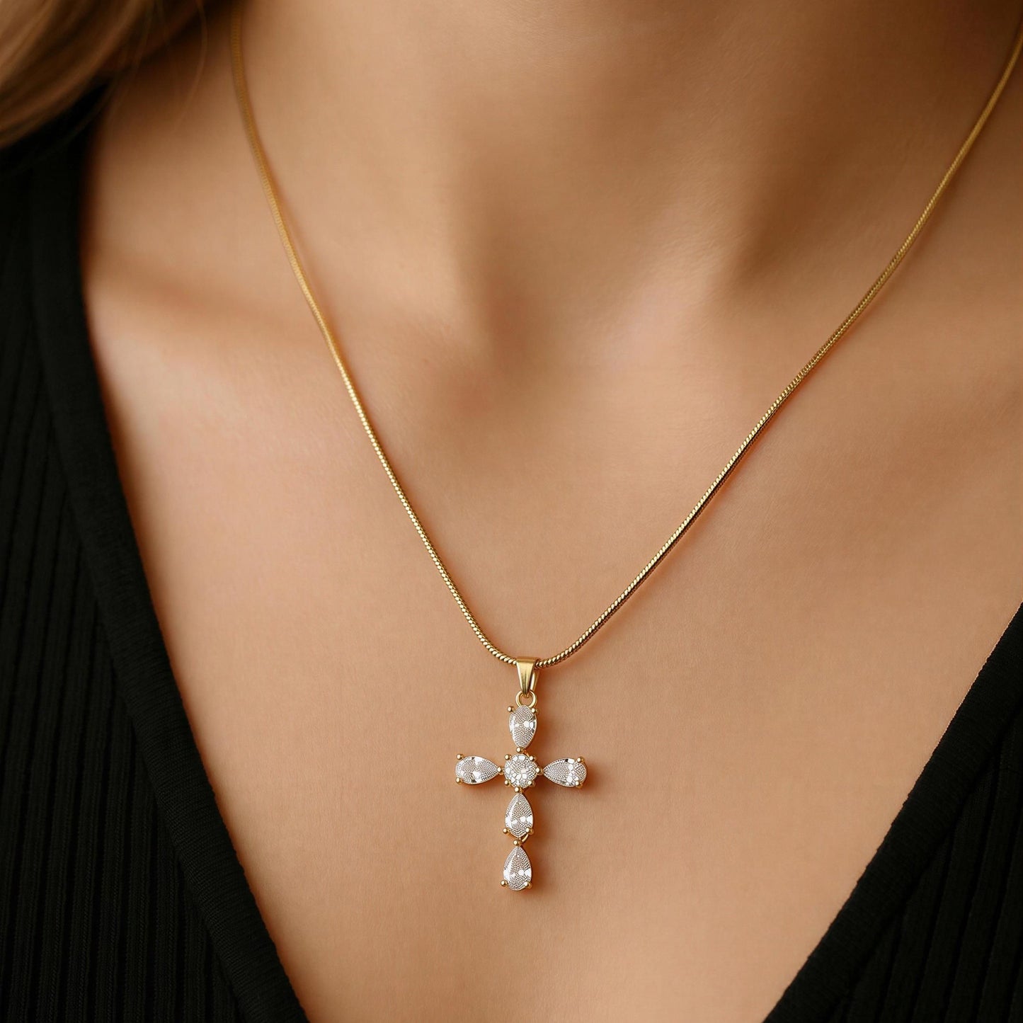 Eternal Grace Cross Necklace