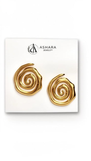 Aurelia Spiral Earrings