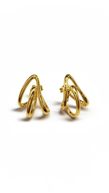 Elara Loop Sculpt Earrings