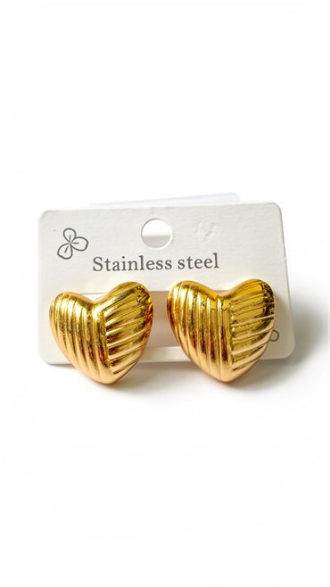 Velora Heart Studs