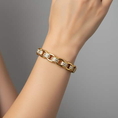 Luxe Link Crystal Bracelet