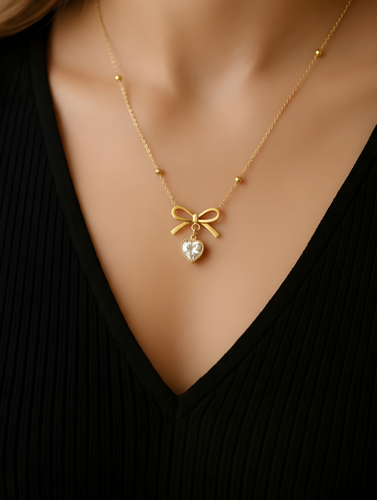 Ashara Belle Bow Necklace