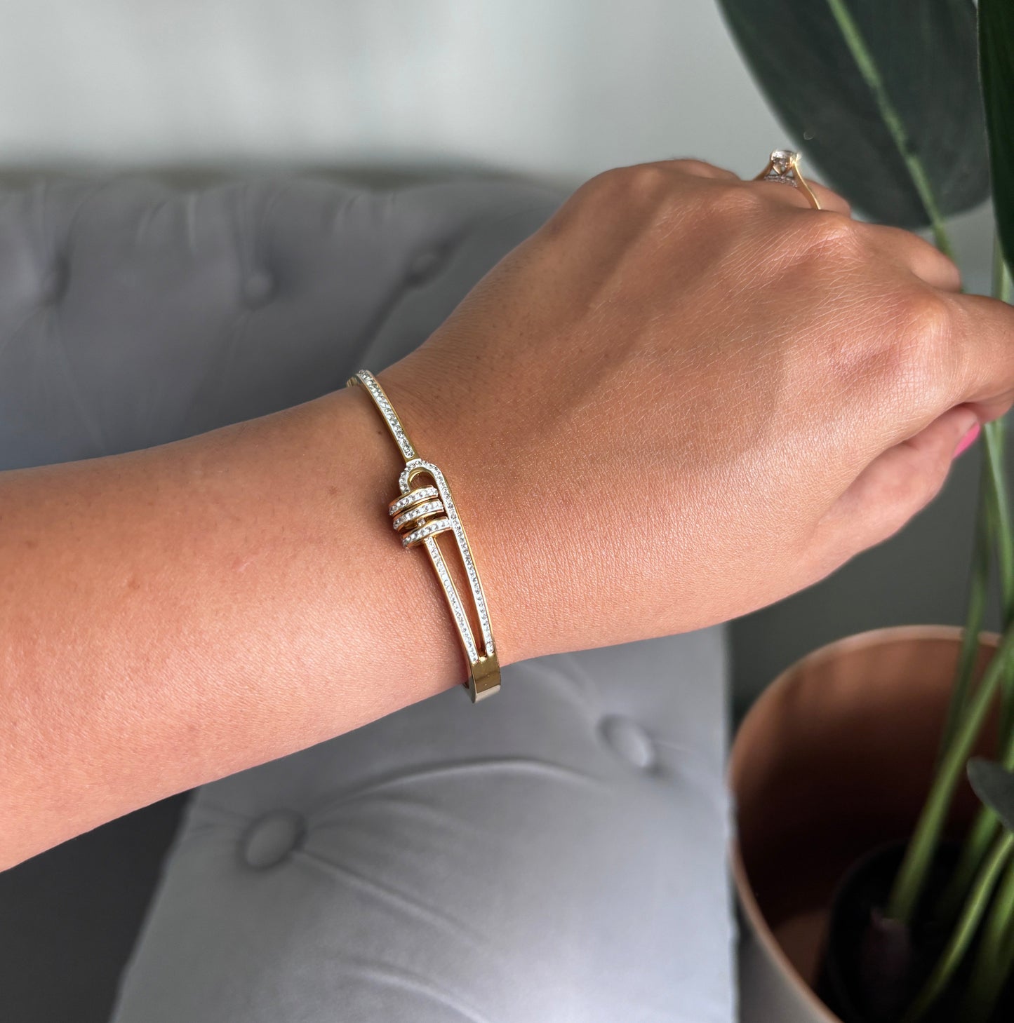 Crystal Knot Luxe Bracelet