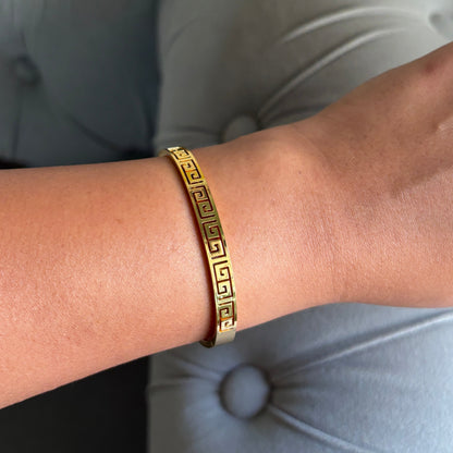 Eterna Greca Bangle Bracelet