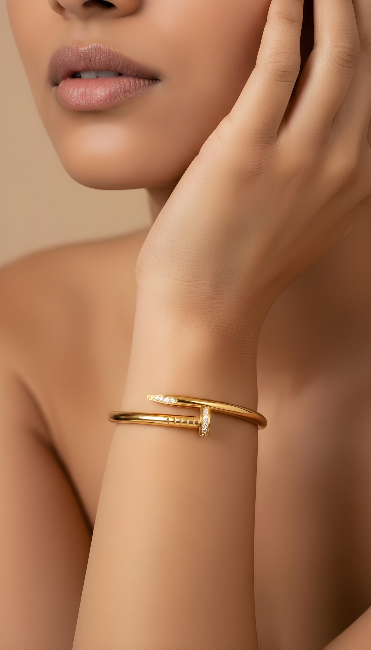 Ashara Nail Edit Bangle- Regular & Tiny Wrist