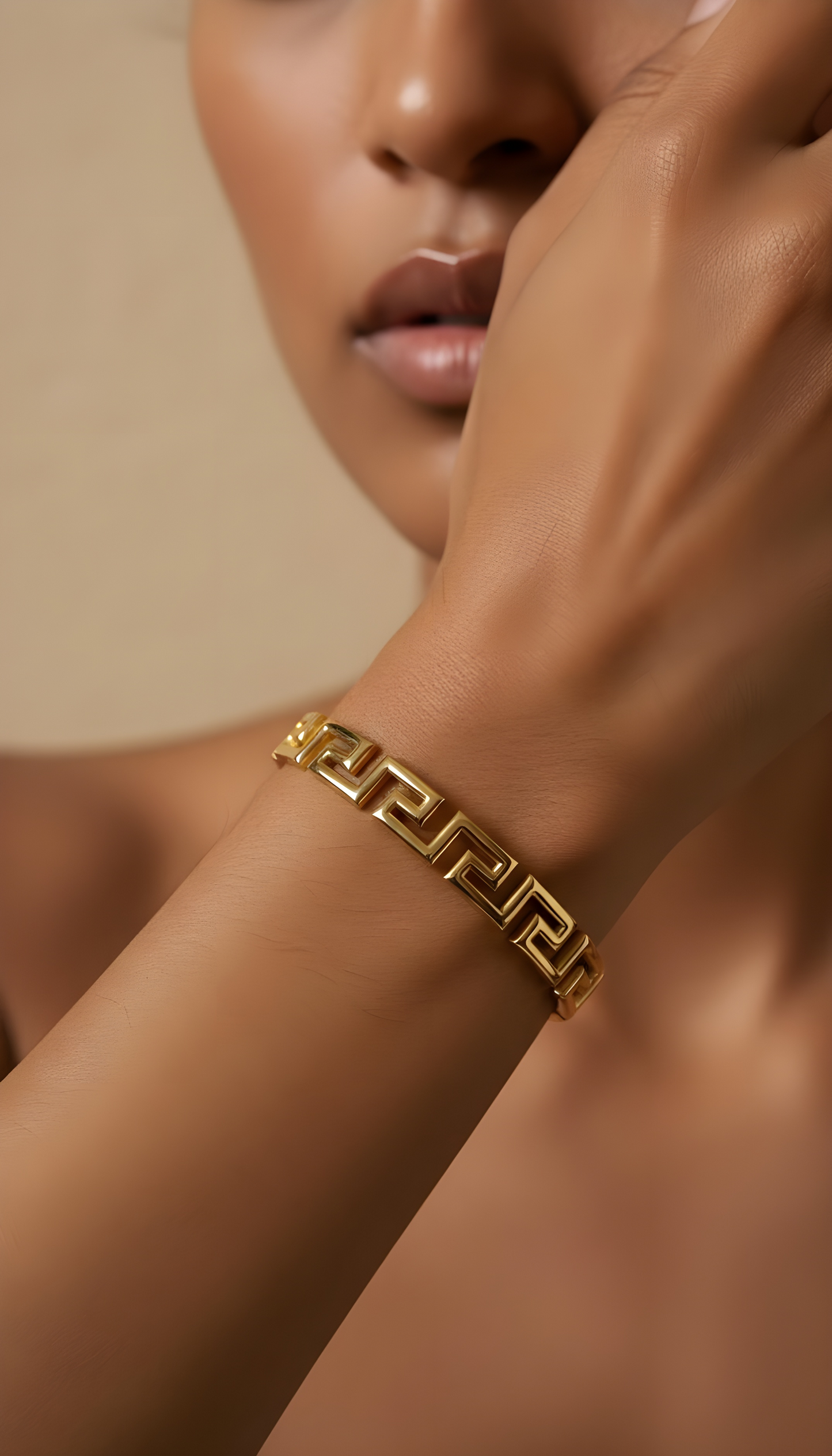 Ashara Aureus Geometric Bracelet