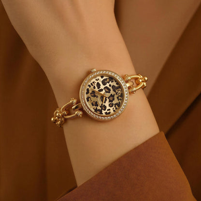Wild Luxe Leopard Watch Bracelet