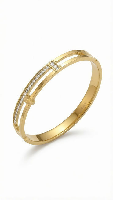 Minimal Luxe Zircon Bracelet - Tiny Wrist