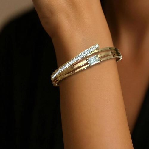 Ethereal Duo Luxe Bracelet – 18K gold-plated stainless steel bracelet