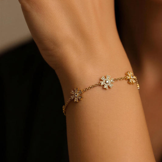 Blossom Spark Crystal Bracelet