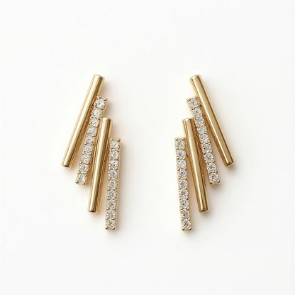 Liora Linear Drop Earrings