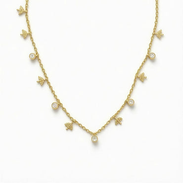 Celeste Tree Charm Necklace