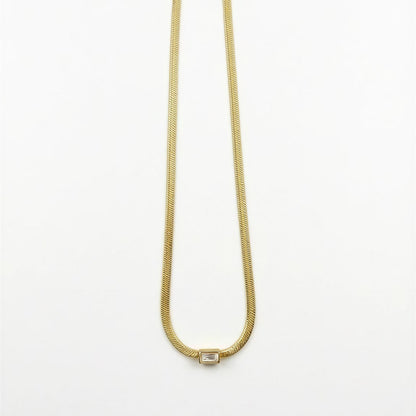 Aurelia Flat Chain Necklace